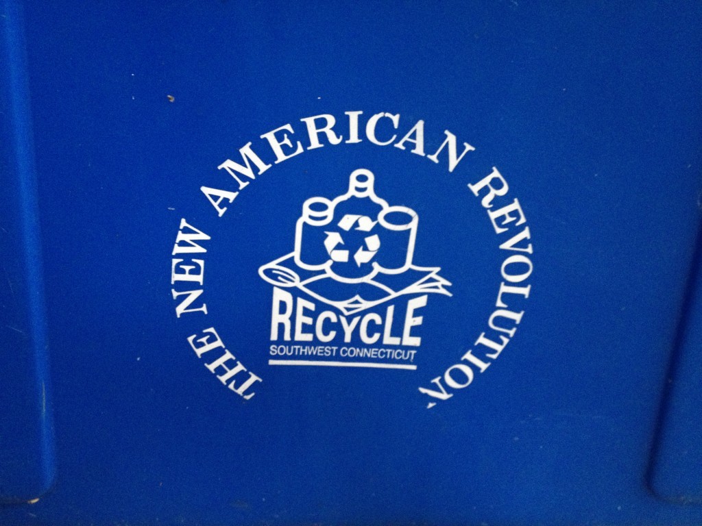 Recycle logo. How to get organized using recycled materials.