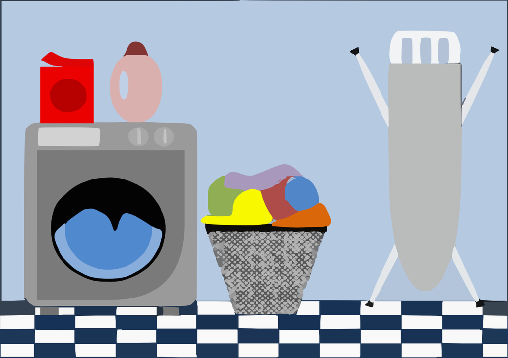 setting up a laundry room