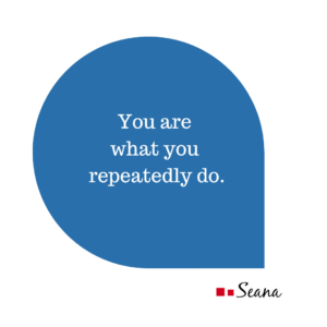 You are what you repeatedly do.