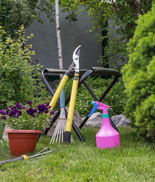 Garden tools. How to organize your outside summer stuff