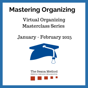 Kickstart Your New Year by Mastering Organizing in 2025. Blue graduate's cap