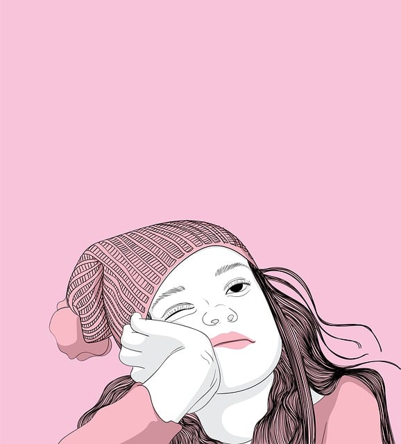 Girl with head leaning on her hand looking bored. How to get started when you don't feel like it.
