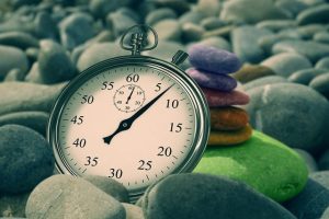 A stopwatch and pile of stones. A Reason, a Season, or a Lifetime Isn't Just for Relationships